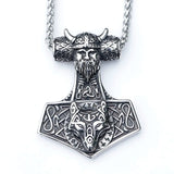 COLLIER LOUP VIKING CELTIQUE (ACIER)