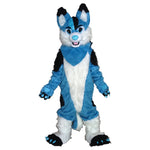 COSTUME FURRY LOUP BLEU CRISTAL