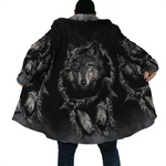 VESTE LOUP LONGUE INDIEN NOIR