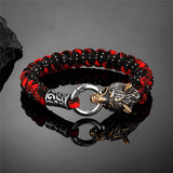 Bracelet Loup Viking Rétro