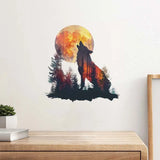 Forêt et Loup "Lune Sanglante"