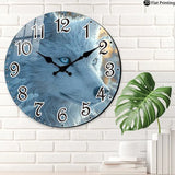Horloge Murale Loup Mystique