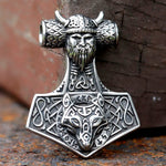 COLLIER LOUP VIKING CELTIQUE (ACIER)