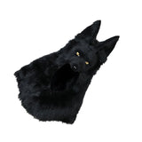 Copricapo Lupo Nero "Predatore Notturno"