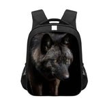 SAC À DOS LOUP NOIR MYSTÉRIEUX