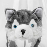 Bonnet Peluche Loup "Gardien d'Hiver"