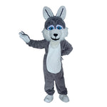 COSTUME FURRY LOUP HUSKY BLEU GLACIAL