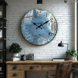 Horloge Murale Loup Mystique