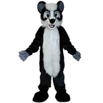 COSTUME FURRY LOUP NOIR & BLANC EXPRESSIF