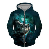 VESTE LOUP OMBRE MYSTIQUE