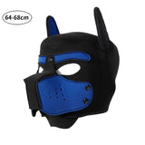 Masque Loup Fetish – Noir & Bleu