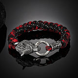 Bracelet Loup Viking Rétro
