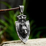 COLLIER LOUP ET OURS VINTAGE (ACIER)