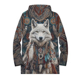 VESTE LOUP CARDIGAN FOURRÉ