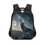 SAC À DOS LOUP LUNAIRE MAJESTUEUX