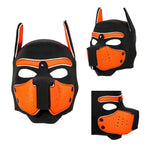 Masque Loup Cosplay – Orange Flamme