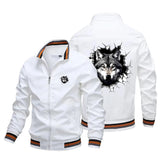 VESTE LOUP MOTIF IMPRIMÉ