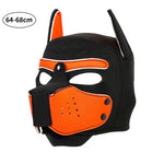 Masque Loup Cosplay – Orange Flamme
