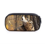 TROUSSE LOUP DANS LA FORÊT EN AUTOMNE