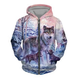 VESTE LOUP 3D