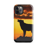 COQUE IPHONE <br> LOUP SUNSET