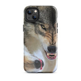 COQUE IPHONE <br> LOUP DOMINANT