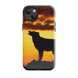COQUE IPHONE <br> LOUP SUNSET