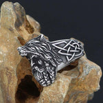 bague viking tete dieu odin