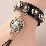bracelet loup gothique