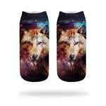 chaussettes loup galaxie