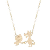 collier loup chaperon rouge