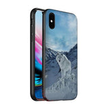 Coque iphone loup alpha blanc