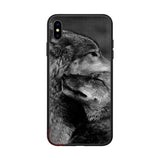 Coque iphone loup couple alpha