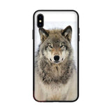 Coque iphone loup observateur 