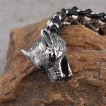 Fenrir viking wolf bracelet