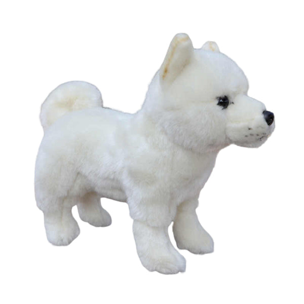 Peluche loup blanc un compagnon adorable Terre des Loups
