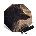 parapluie loup alpha noir