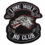 patch thermocollant loup solitaire 