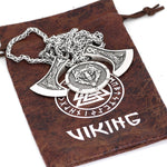 pendentif hache viking argent