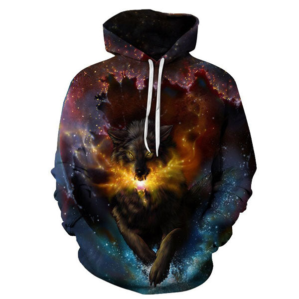 Le Pull loup galaxy le symbole de cr ativit Terre des Loups