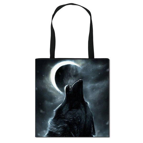 Sac Réutilisable Loup Hurlement Terre des Loups