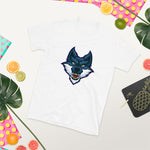 T-shirt chien loup féroce imprimé