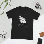 T-shirt cœur de loup imprimé noir