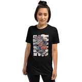 T-shirt imprimé loup skateur femme