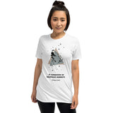 T-shirt loup conquête femme