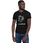 T-shirt loup noir "L'Alpha"