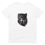 T-shirt tête de loup noir