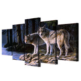 Tableau imprimé Multi-panneaux loup