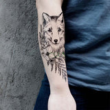 Tattoo loup femme