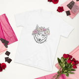 Tee-shirt tête de loup femme